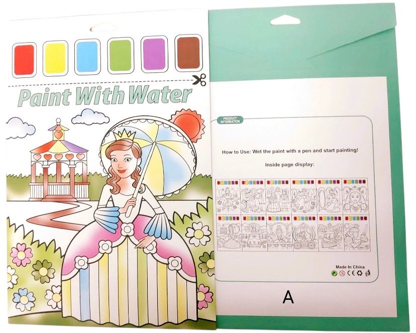 Paint with Water  - Princess 12pages SALE