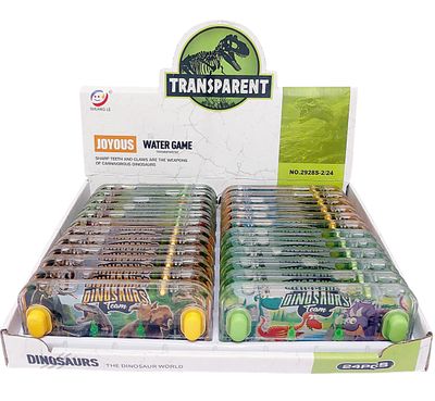 Dinosaur World Transparent Water Game 24PC