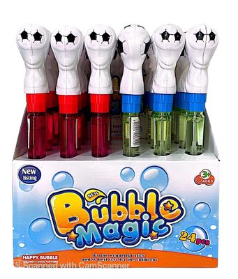Soccer Magic Bubbles 24PC