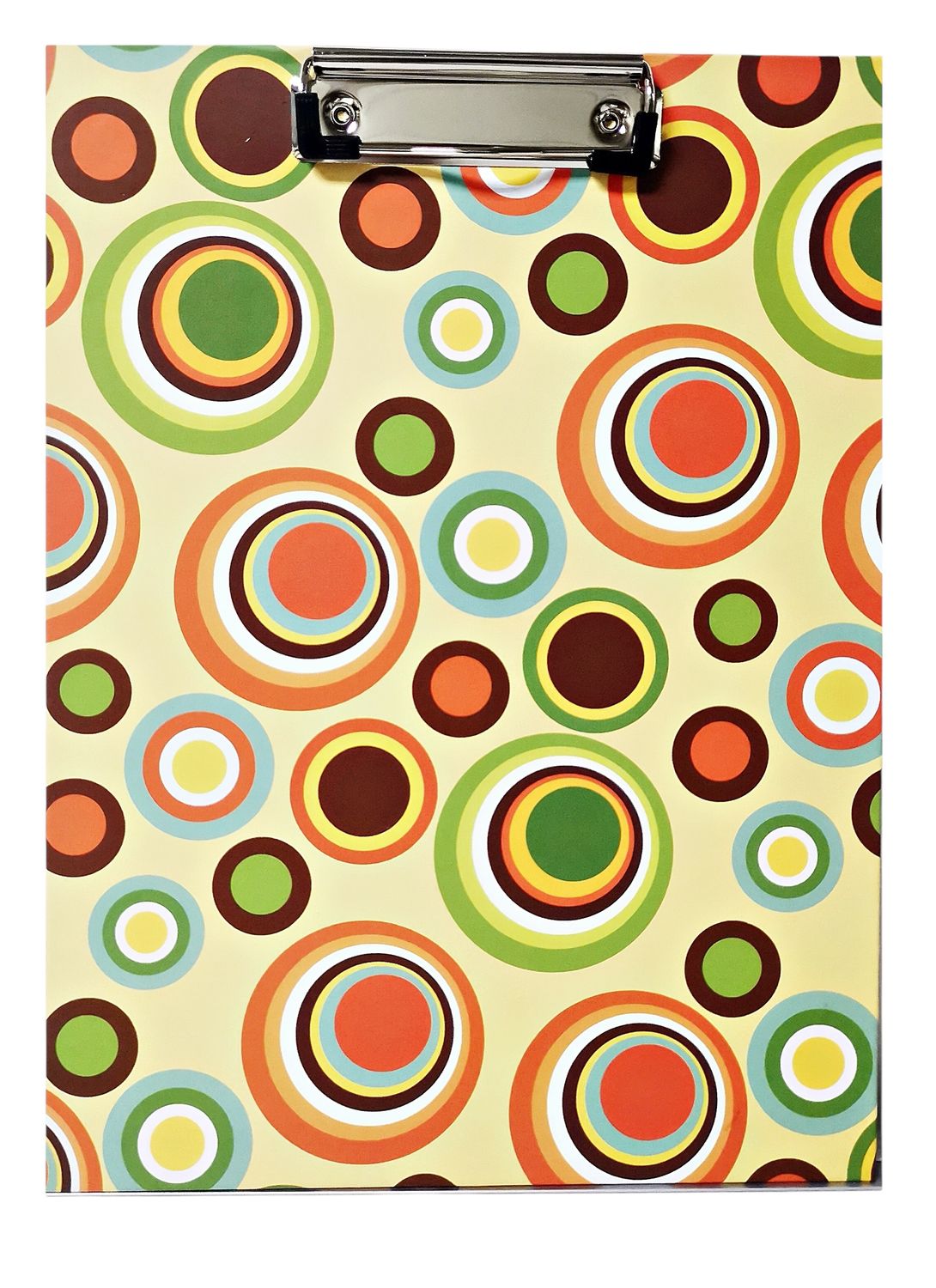 Clip Board - Peach Multi Circle