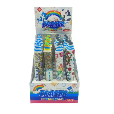 Rainbow Pencil Eraser