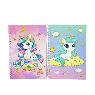 Unicorn Asst Spring NoteBook