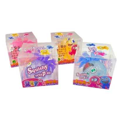 Emoji Squishy Octopus 12P