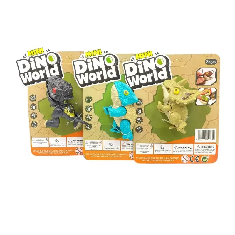 Mini Dino World On Card Each