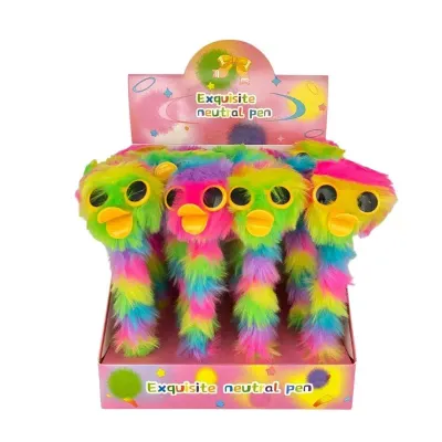 Fluffy Rainbow Bird Pen