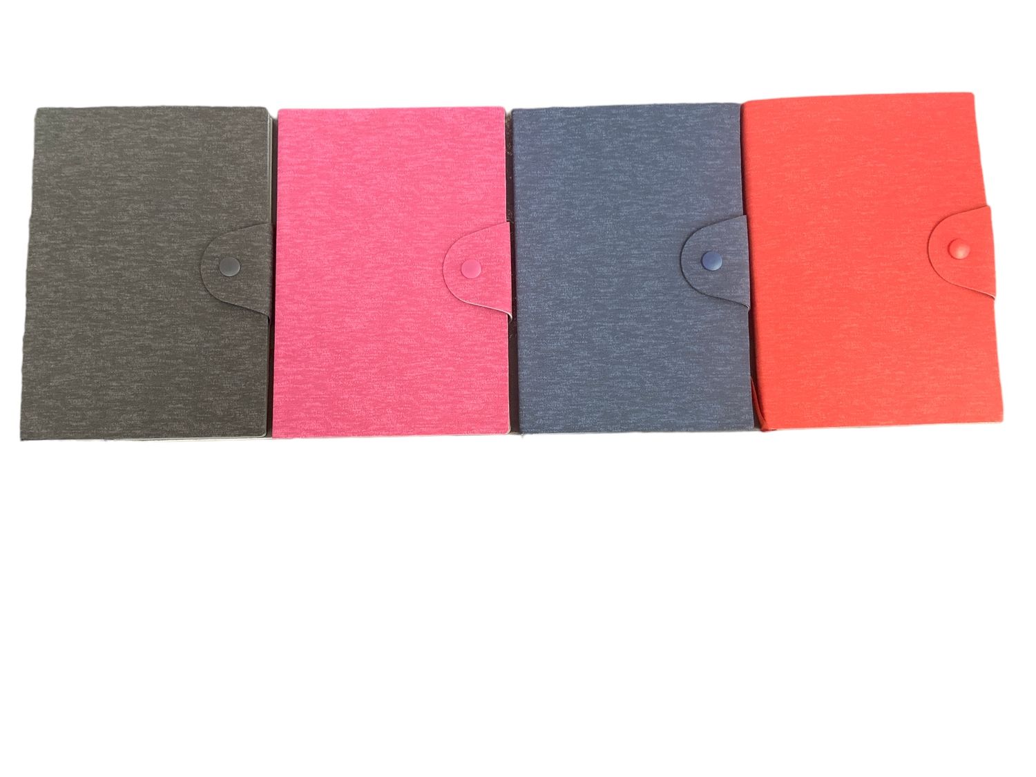 Plain Dark Colours Flexi Hard Cover Notebook with Clip A5 16PC