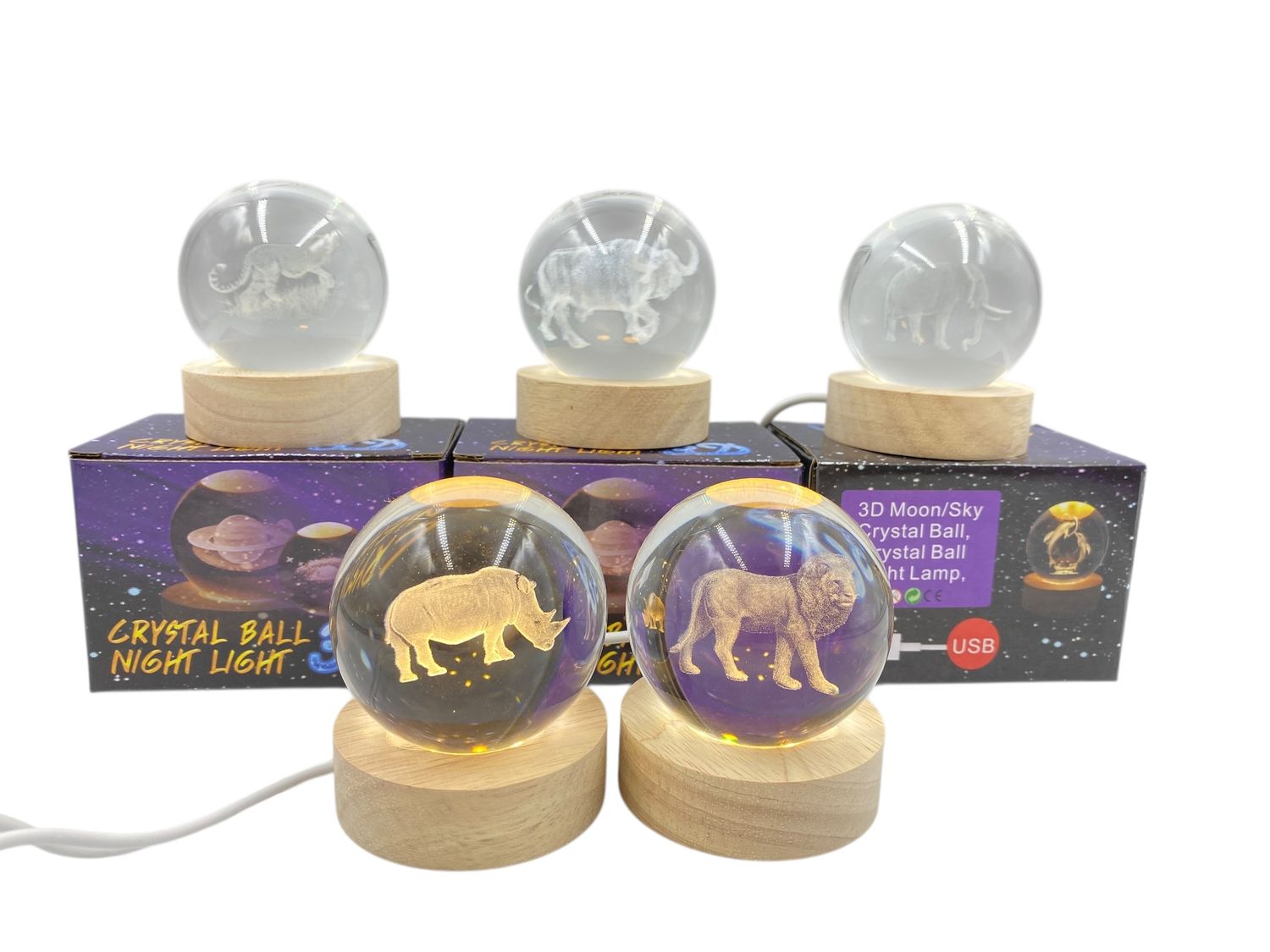 3D Crystal Lamp Each