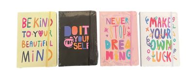 Notebook - Multicolour Motivational - 12pc
