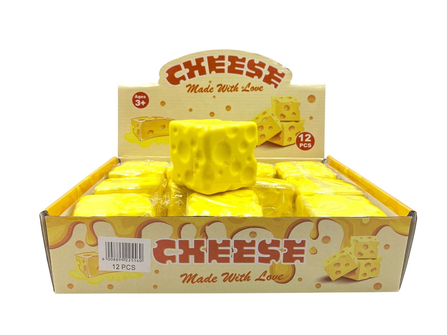 CHEESE SQUARE SQUISHY 12D