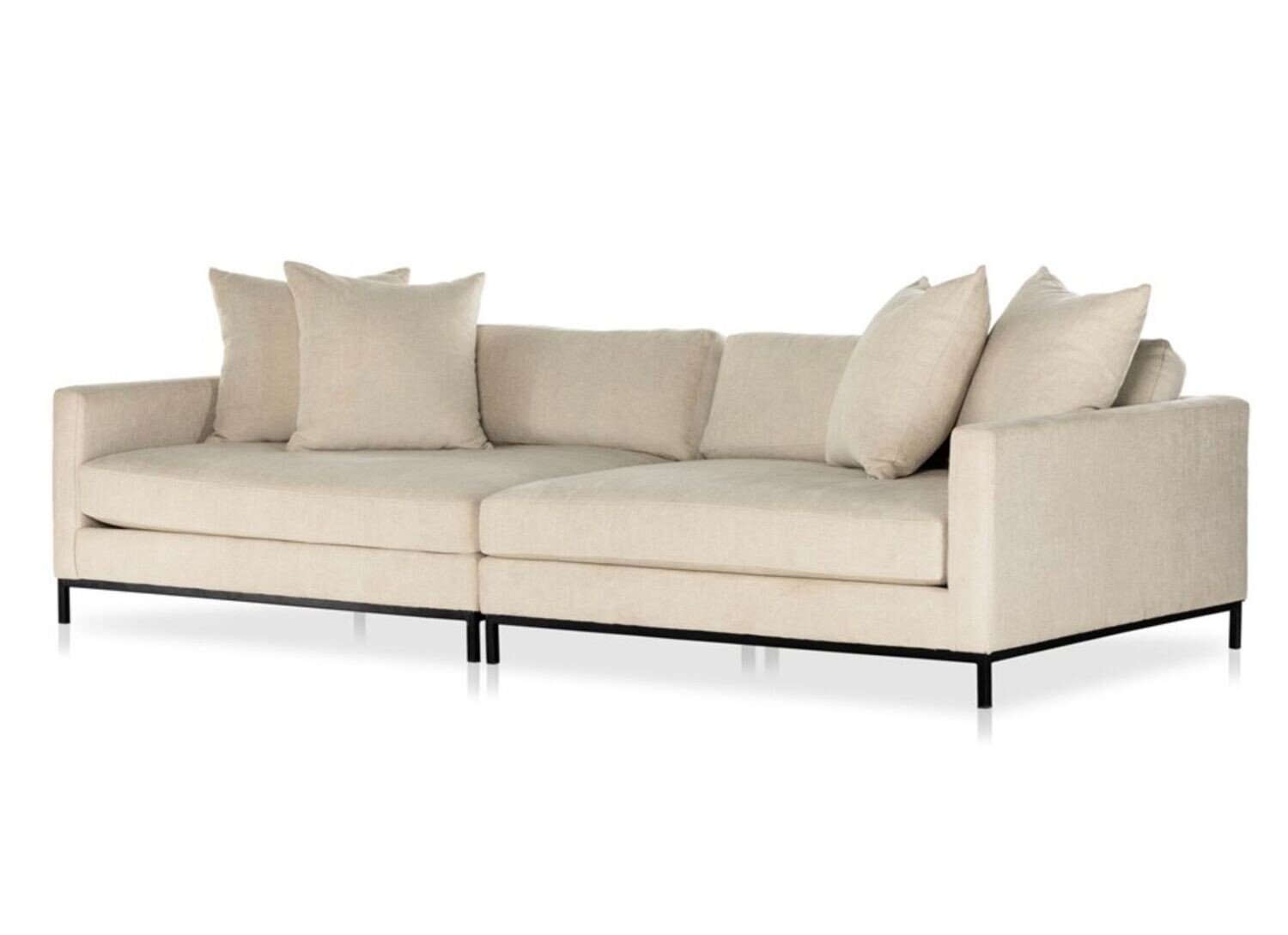 JUNIPER 2PC SECTIONAL-ALCOTT FAWN