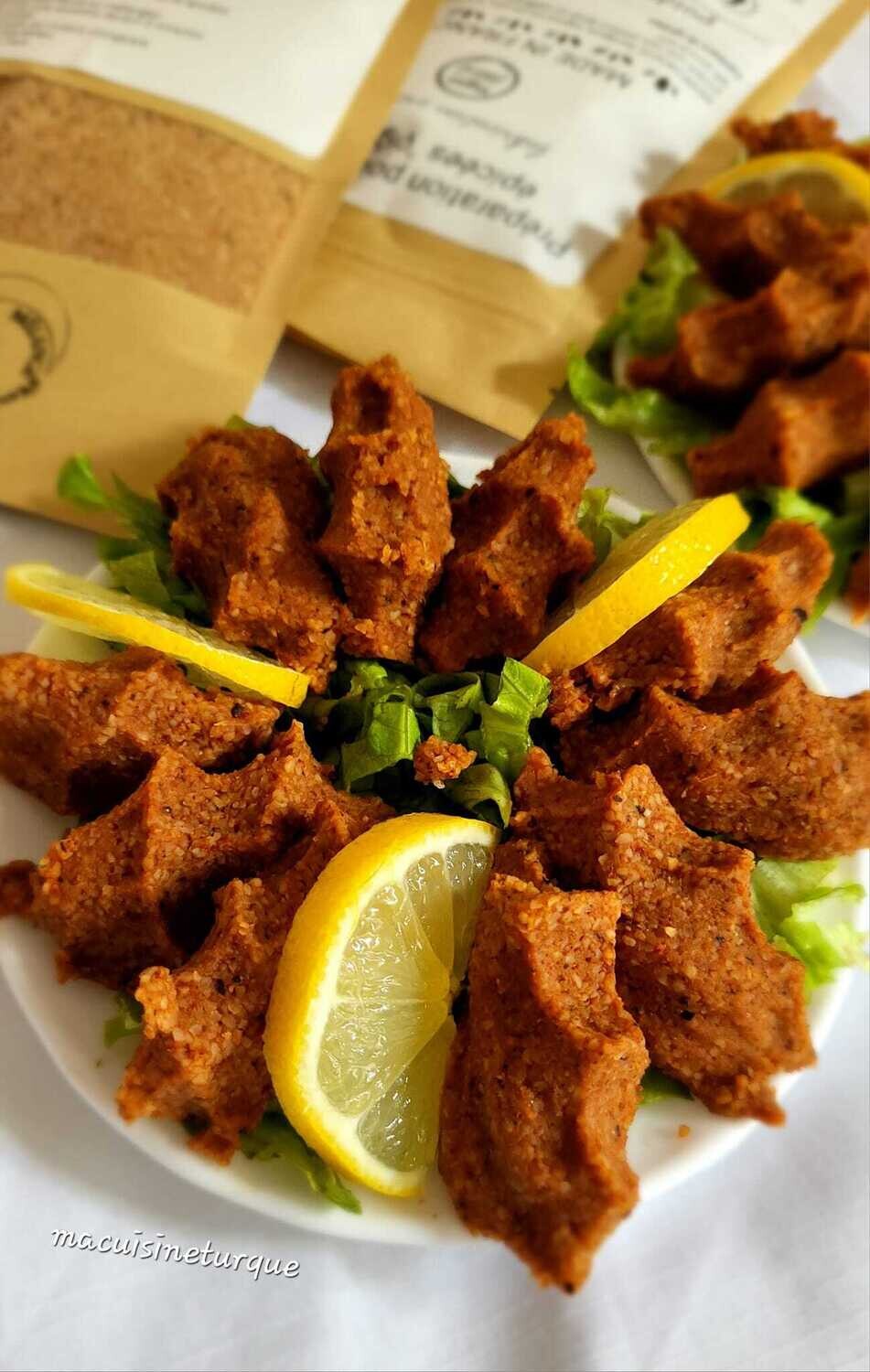 Préparation pour &quot;çig köfte&quot;