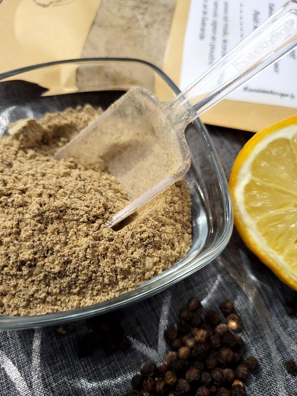 Poivre citronné pour poisson