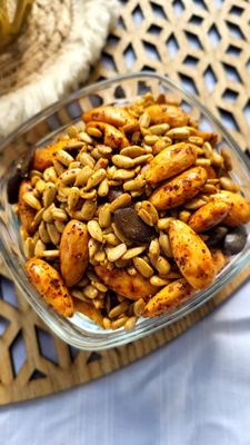 Mélange à grignoter graines et amandes grillées