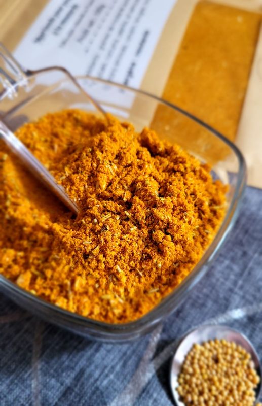 échantillon marinade moutarde pour poulet