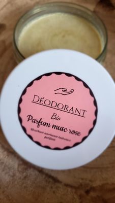 Baume déodorant naturel Musc rose