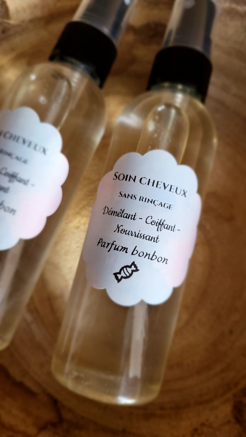 Spray soin pour cheveux parfum bonbon