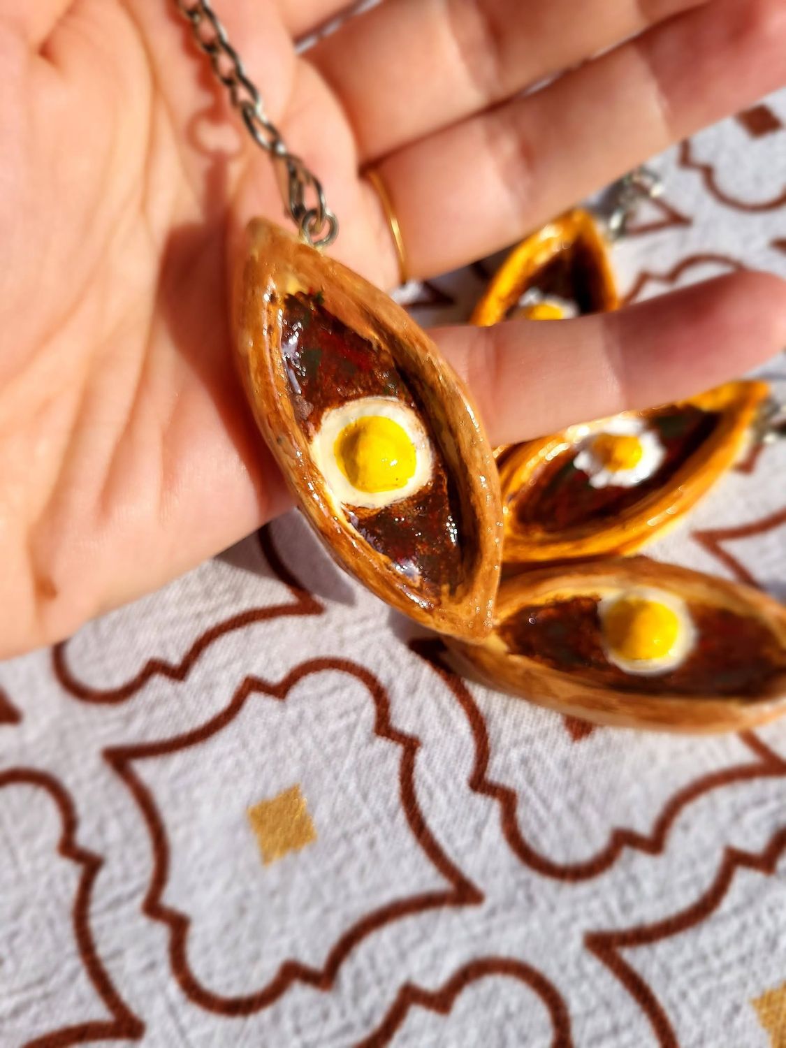 Porte-clés  PIDE VIANDE - miniature fait main