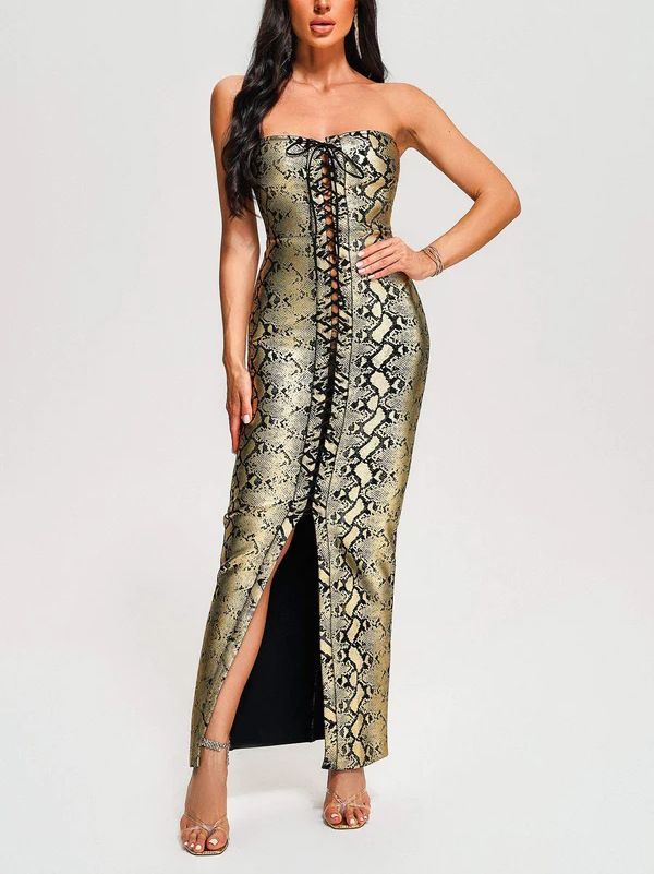 Golden  Q Sexy Dress