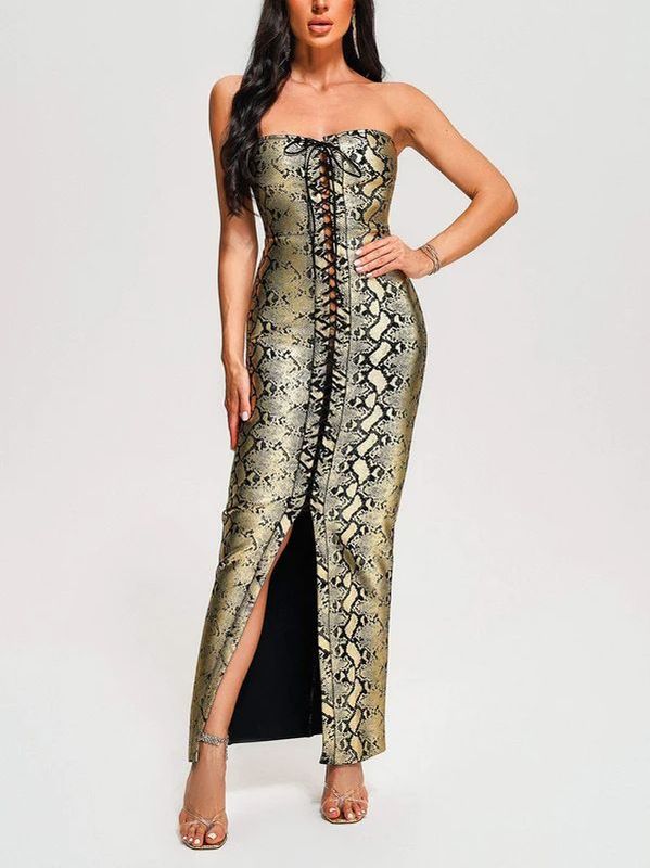 Golden  Q Sexy Dress