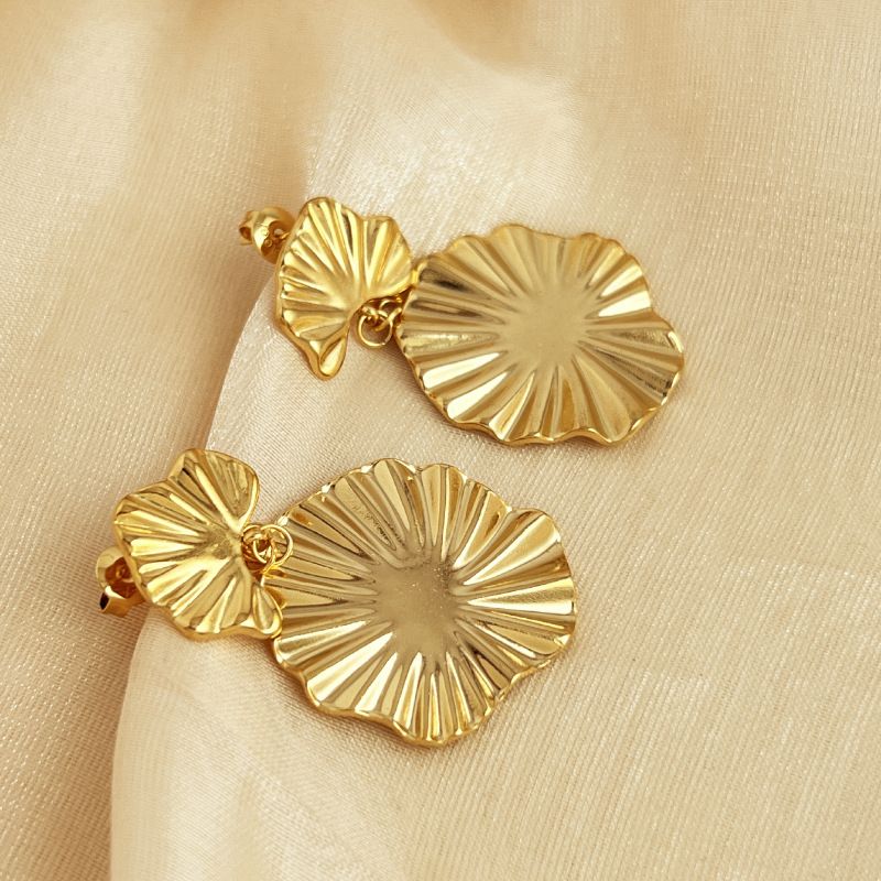 Flower Stainless steel Earrings