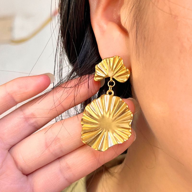 Flower Stainless steel Earrings