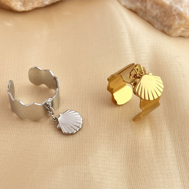 Beauty Shell Stainless Steel Ring
