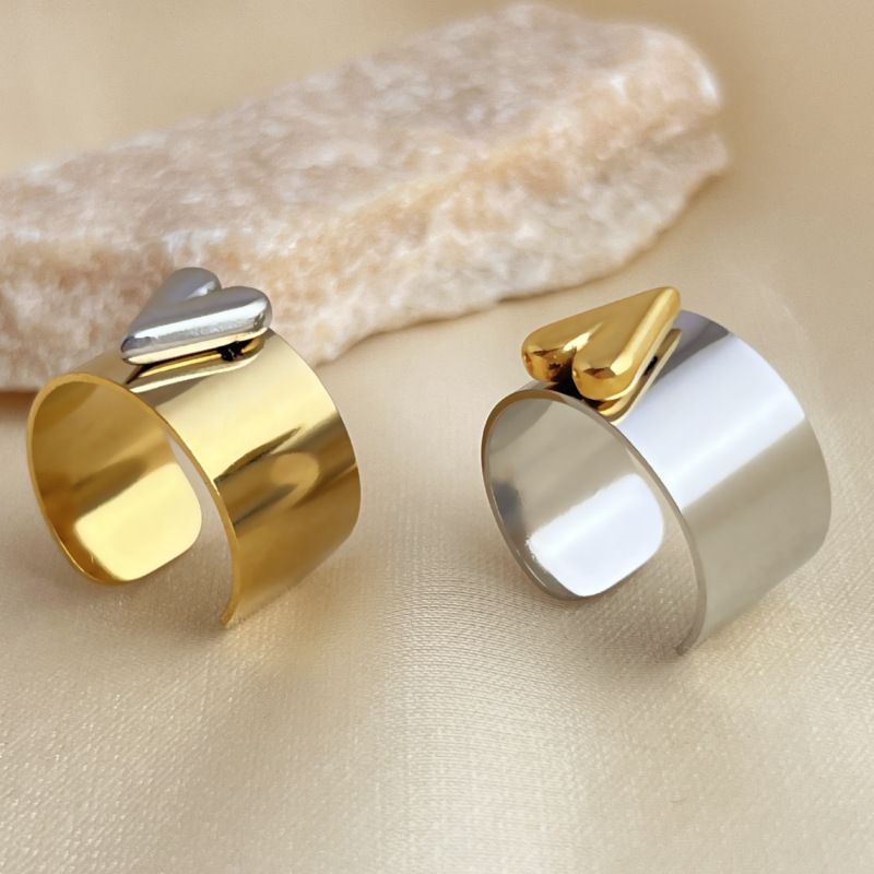 Beauty  Love Stainless Steel Ring
