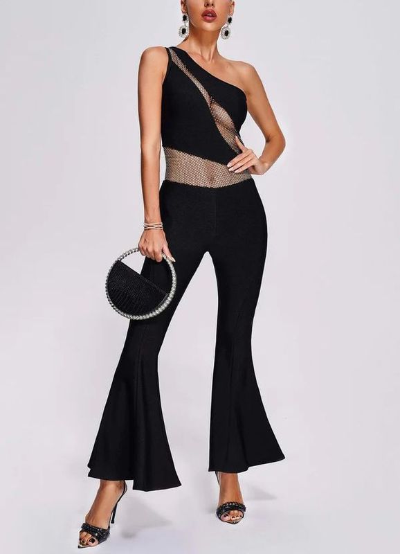 Clásico Q Sexy Negro Pantalone
