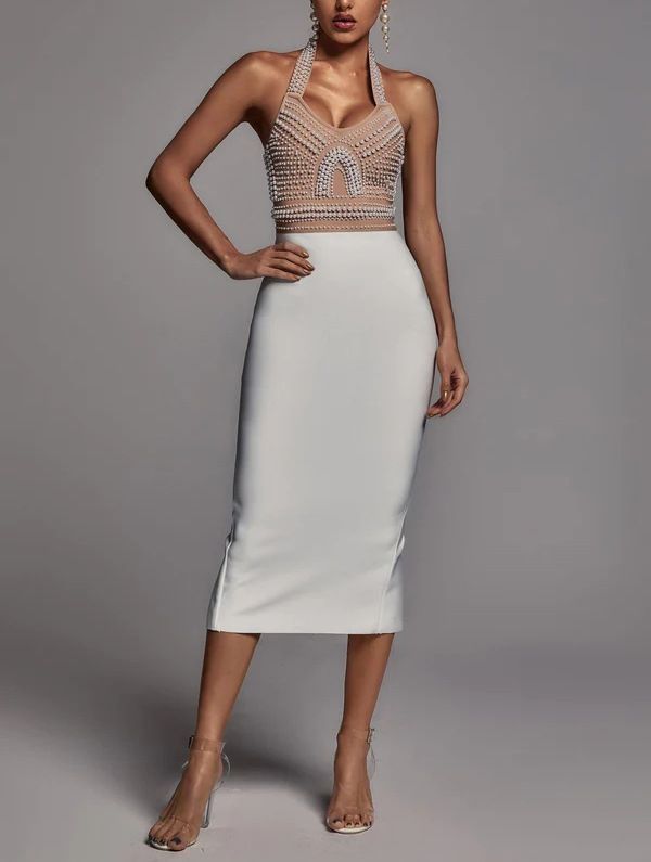 Moda Elegante Vestido