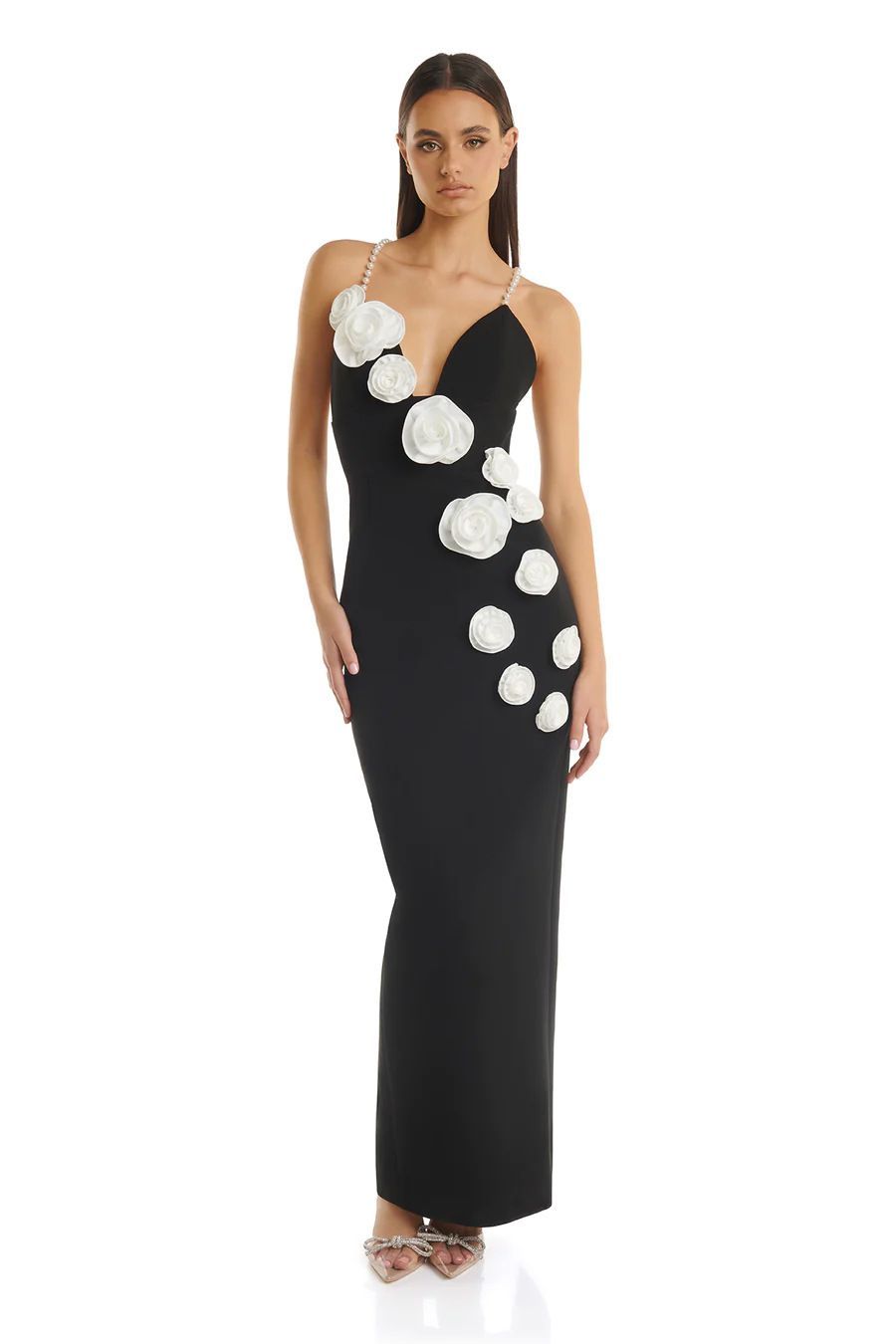 Negro Elegante Fiesta Vestido
