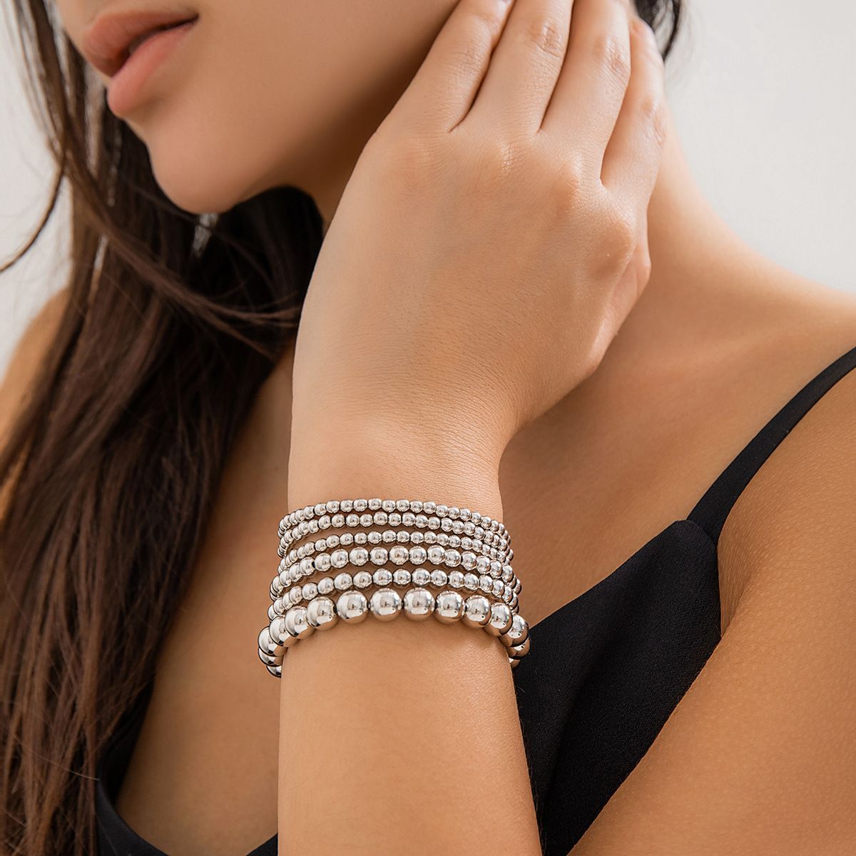 Beauty Steel Bracelet  Simple Style
