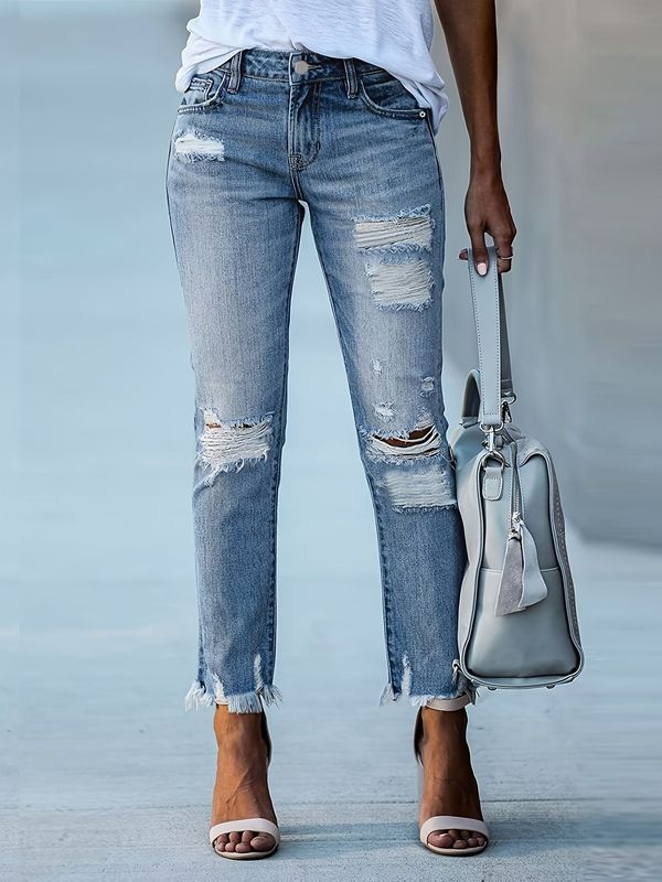 Sexy Q  Moda  Elásticos Jeans