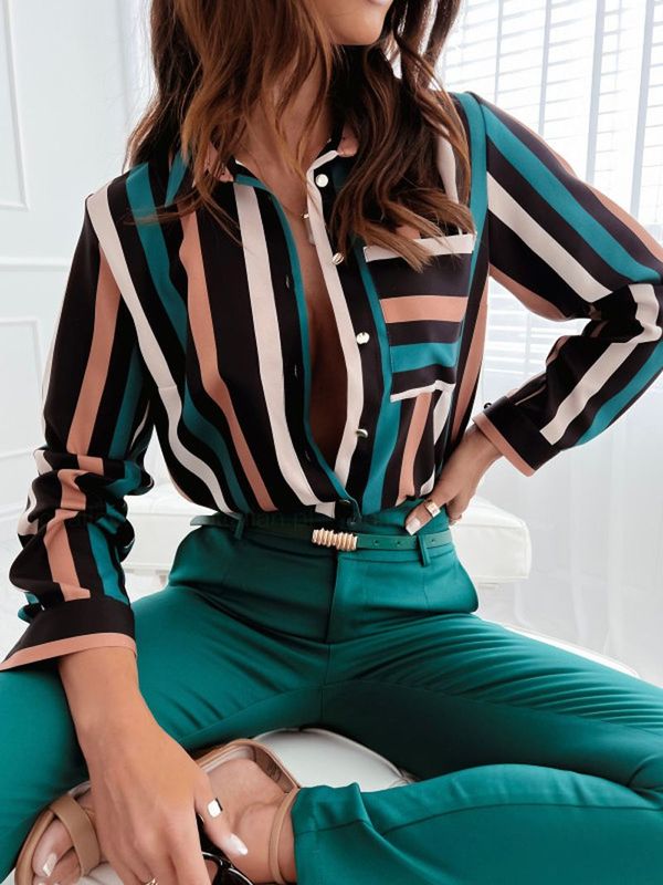 Elegante Q Moda Camisa Mujer