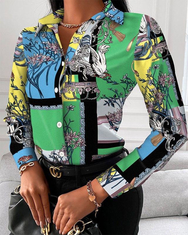 Moda Q Diseño Especial Camisa Mujer