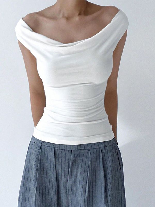 Moda Q Sexy Suavidad  T-Shirt Mujer