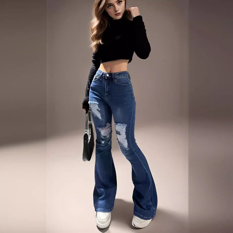 Sexy Q Elásticos Moda Jeans