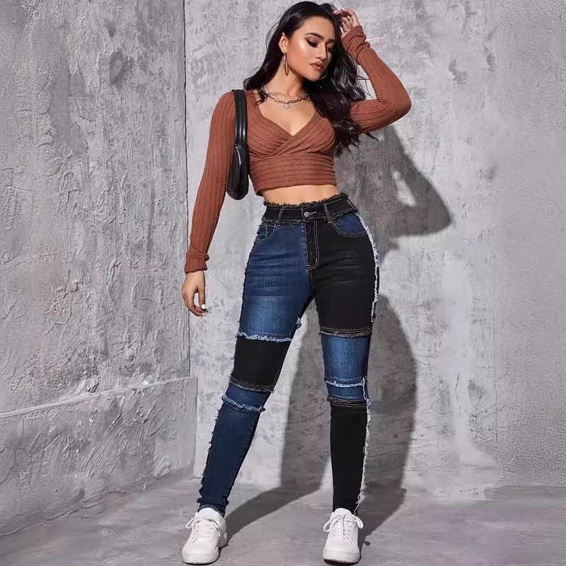 Sexy Q Elásticos Moda Jeans