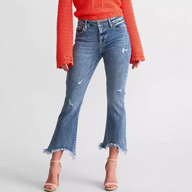 Sexy Q Elásticos Moda Jeans