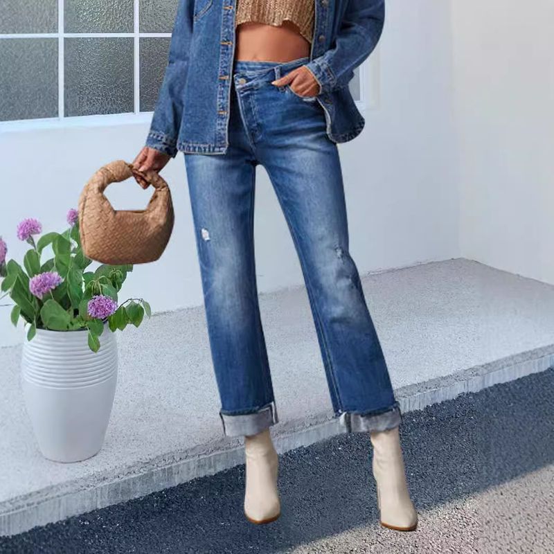 Sexy Q Elásticos Moda Jeans