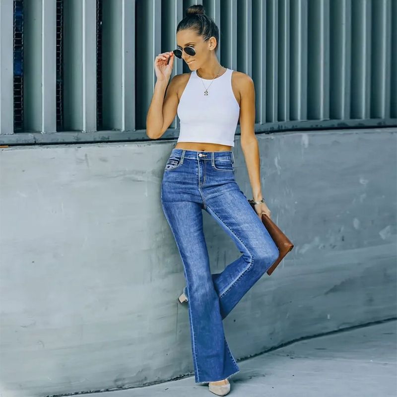 Sexy Q Elásticos Moda Jeans