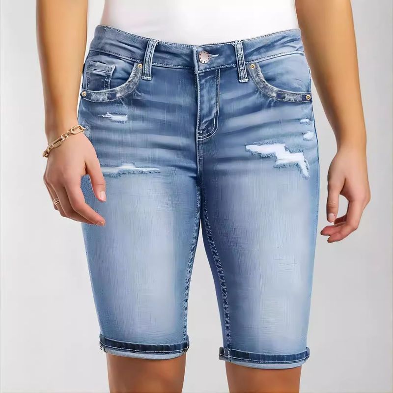 Sexy Q Elásticos Moda Jeans