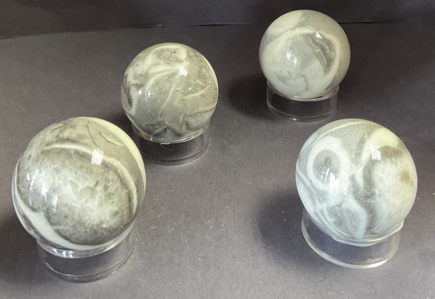Shell Jasper Sphere