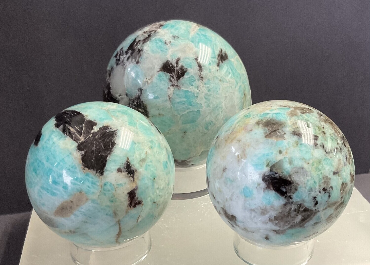 Amazonite/Smokey Quartz A1