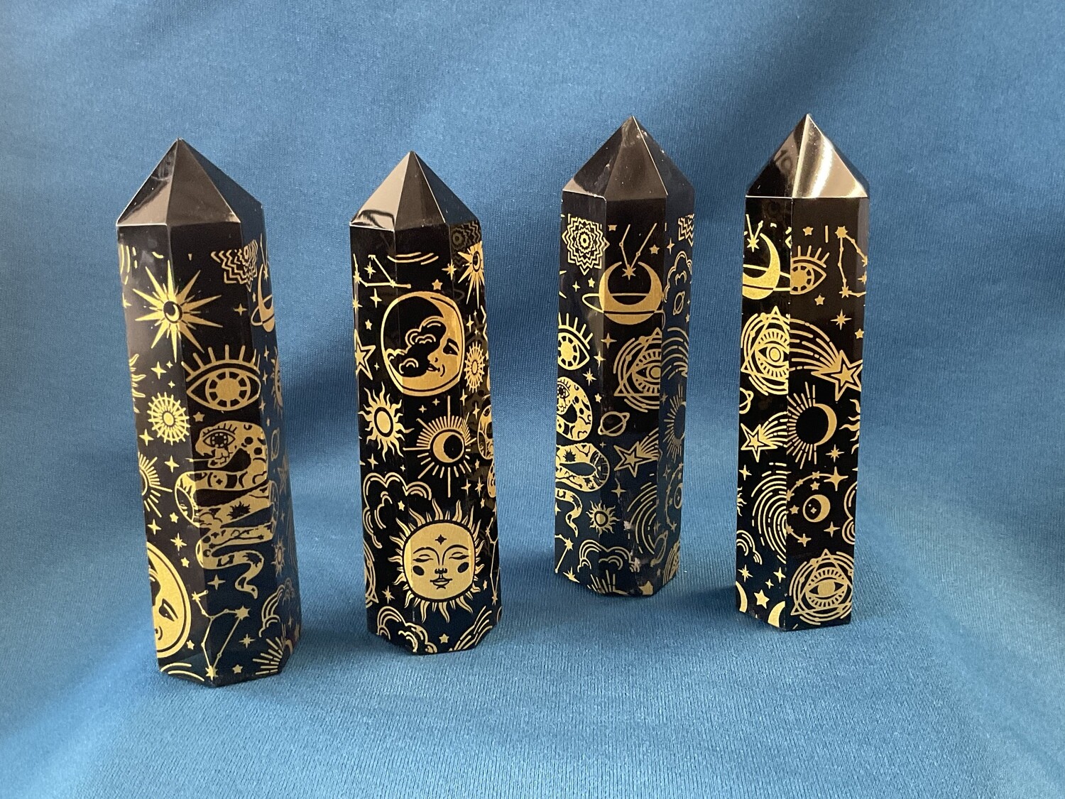 Obsidian laser printed