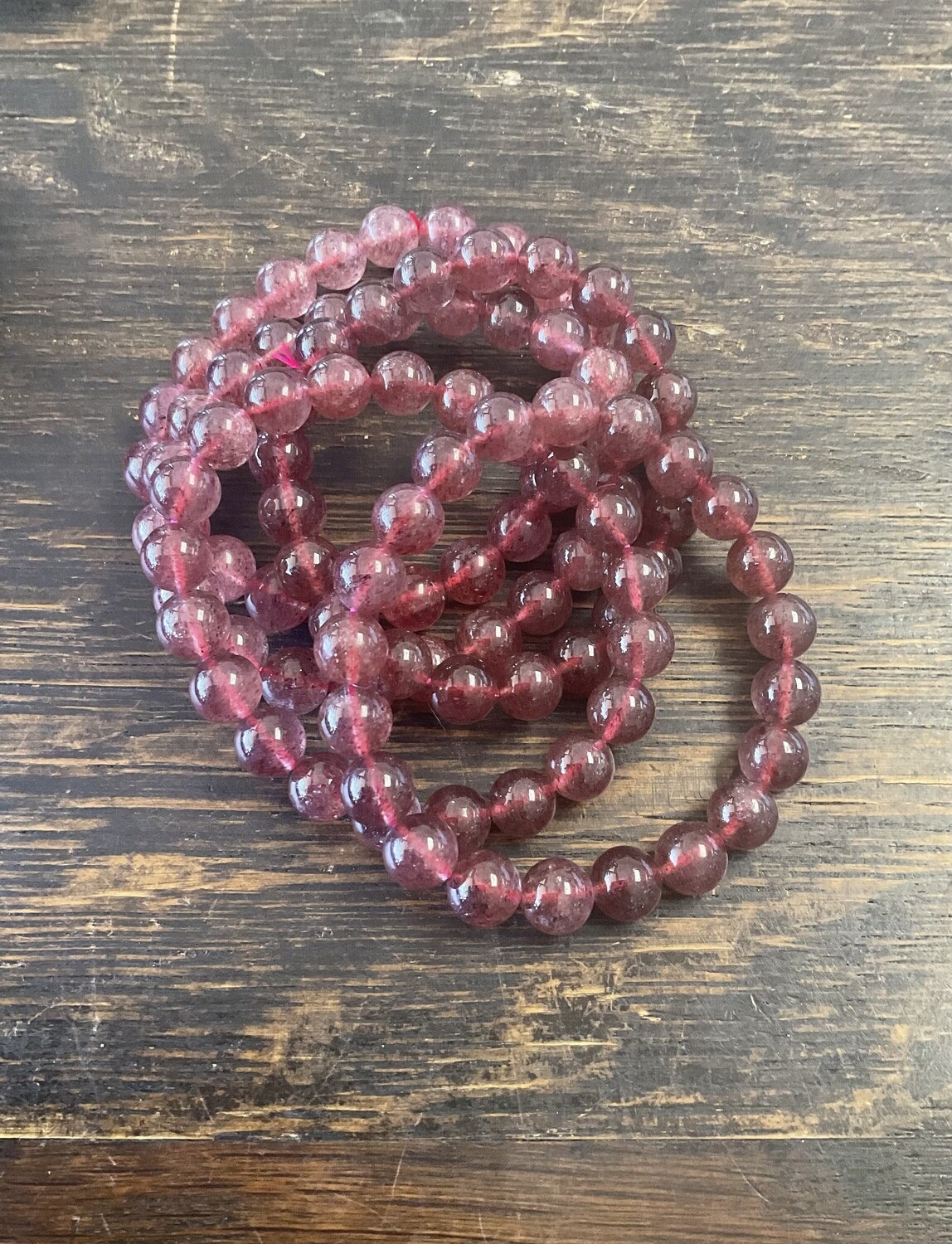 Strawberry Quartz 9mm