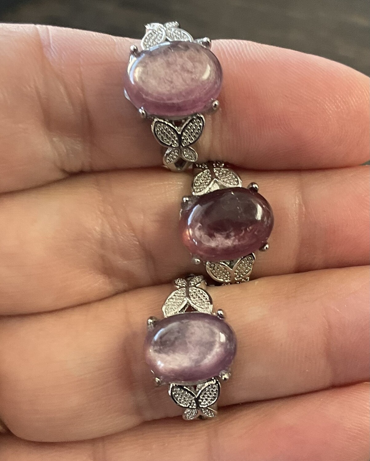 Lepidolite Ring Adj