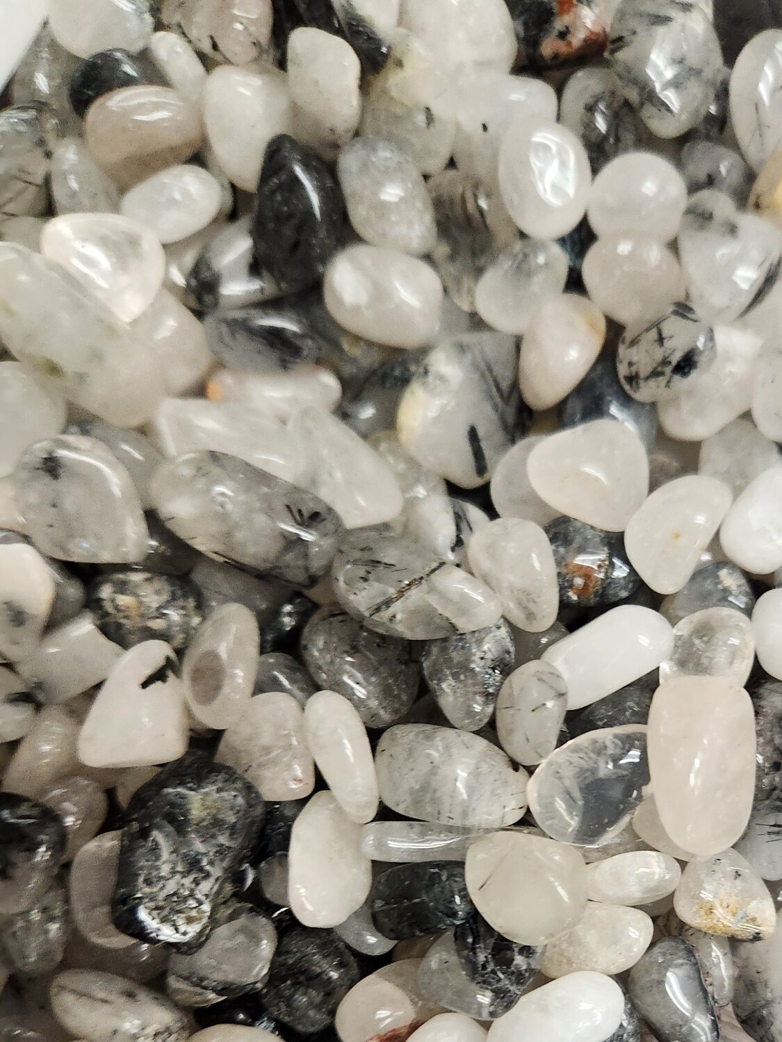 Tourmaline Quartz small tumbles