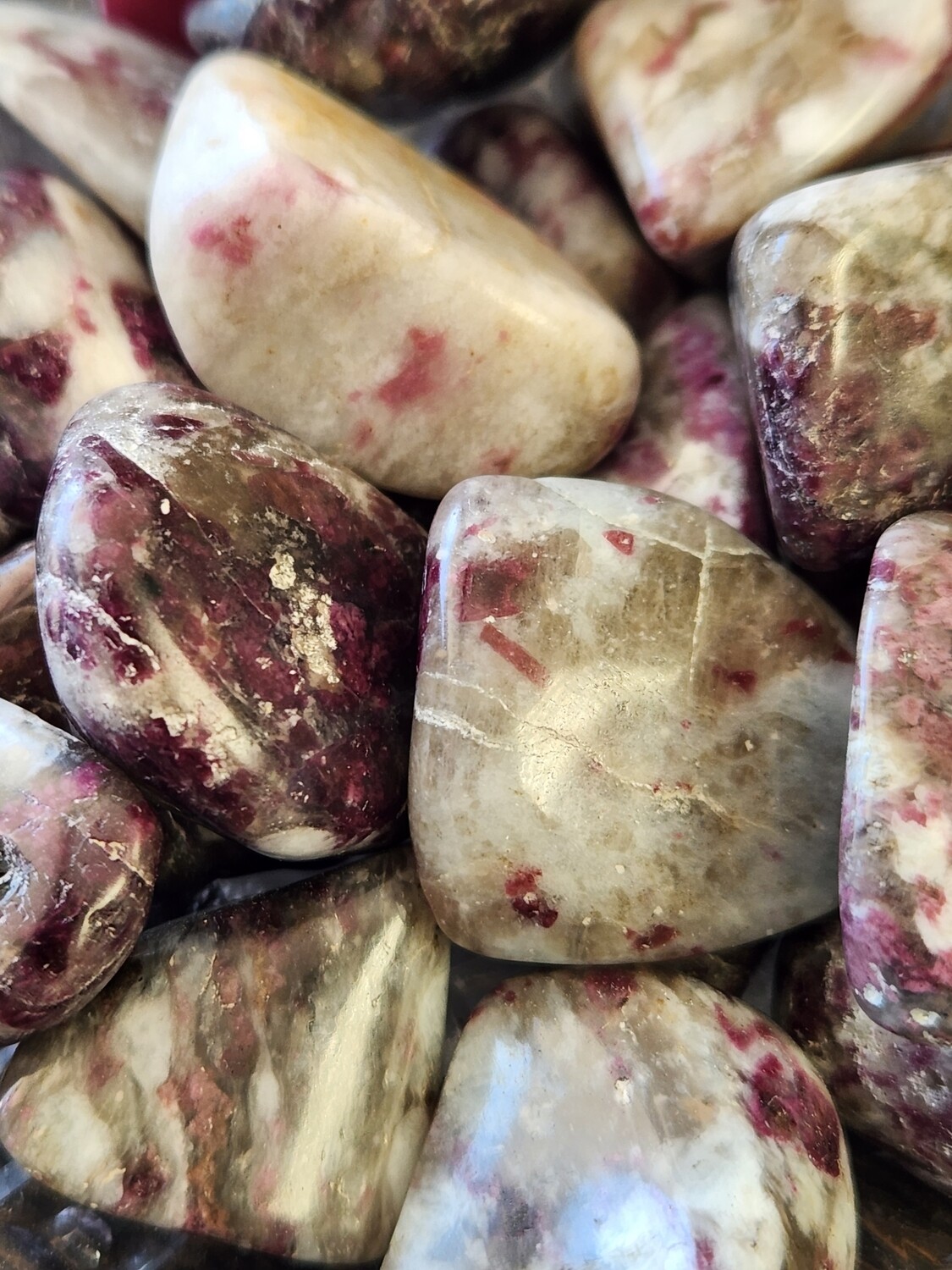 Ruby Tourmaline Tumbles