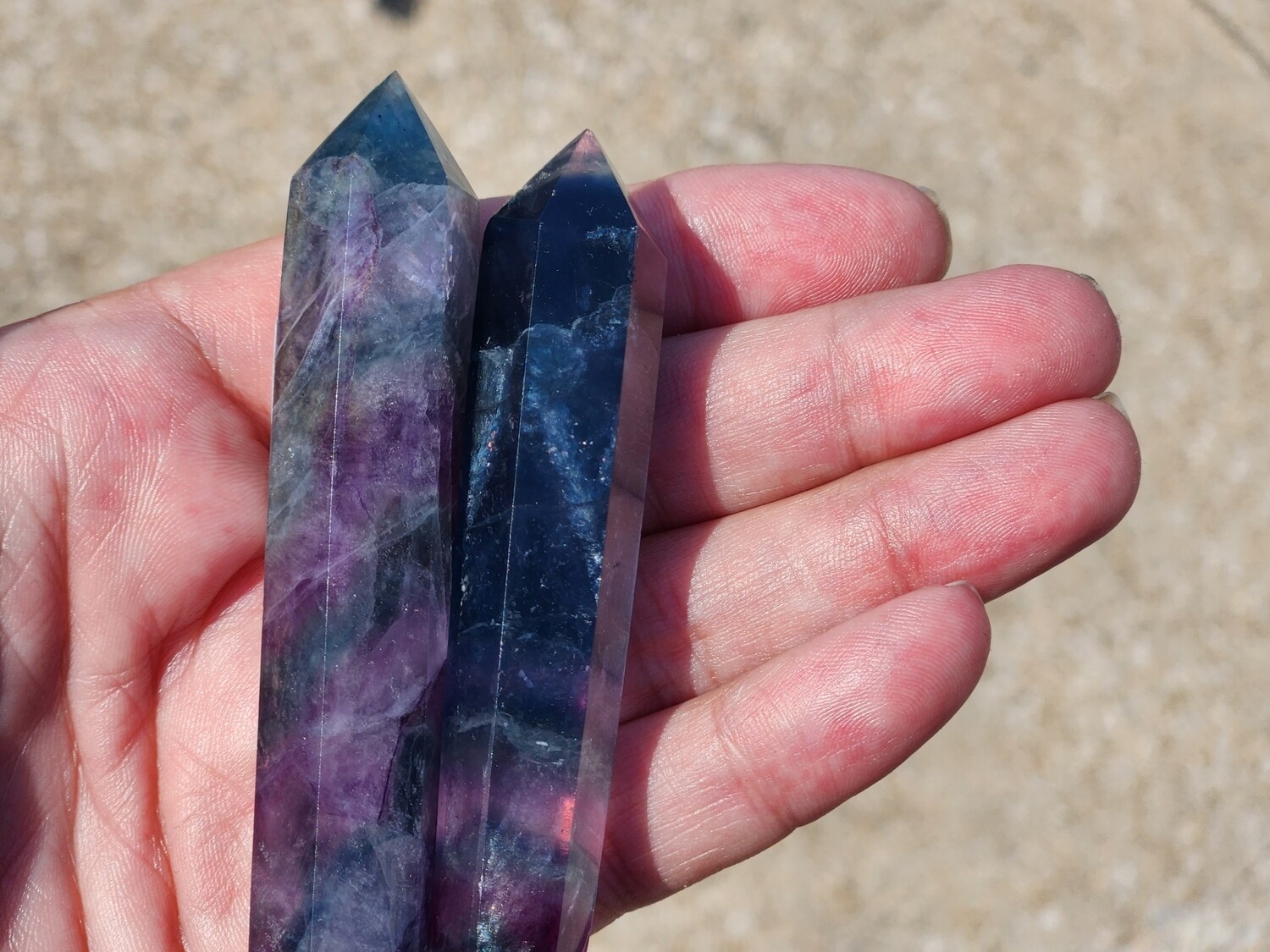 Fluorite Blue Purple  DT  