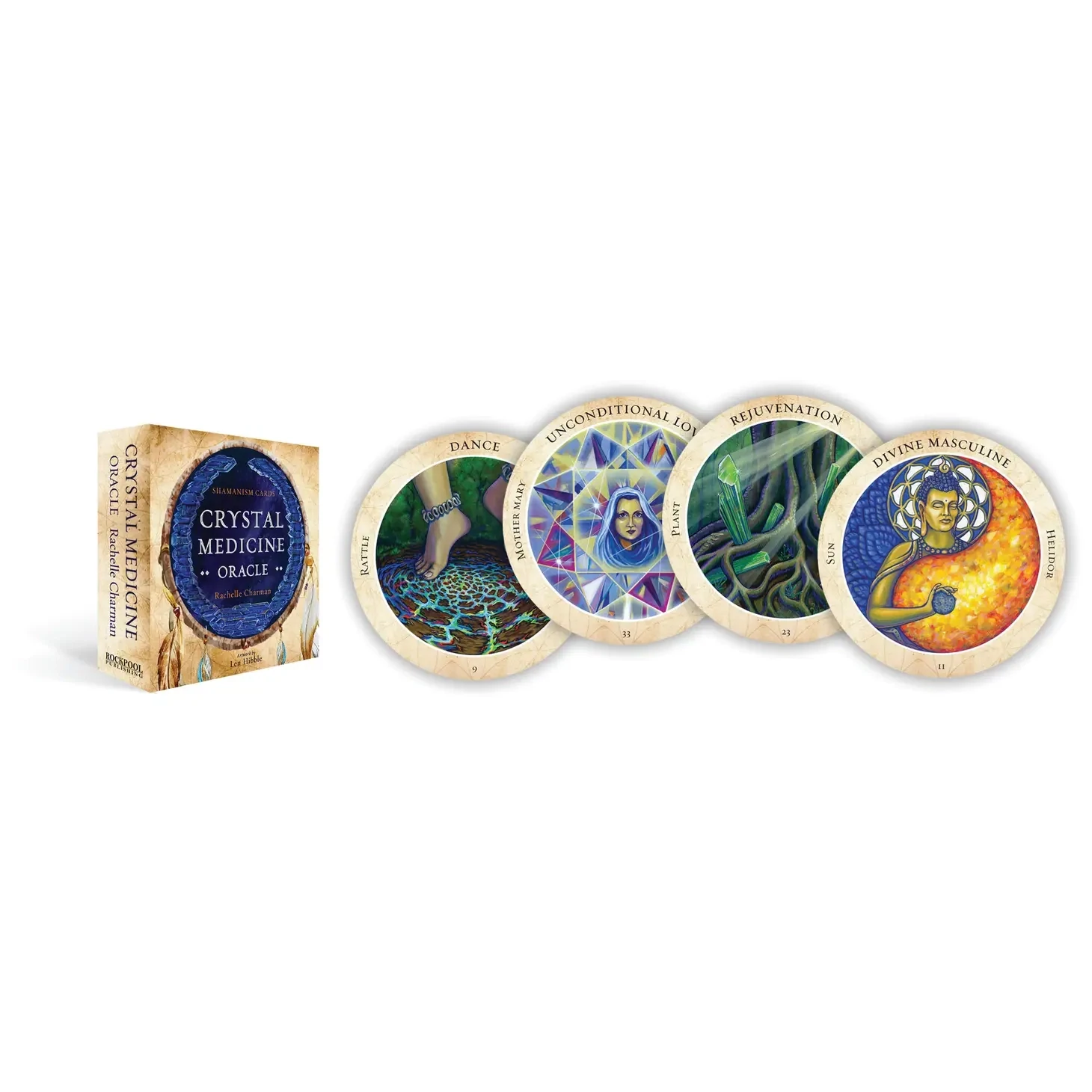 Crystal Medicine Oracle: 33 Full-Color Cards &amp; Guidebook